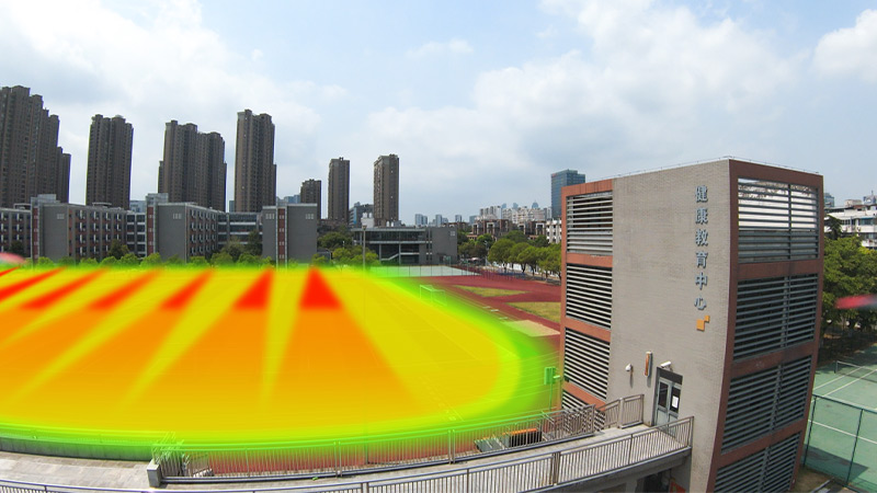 學校操場聲音定向控制