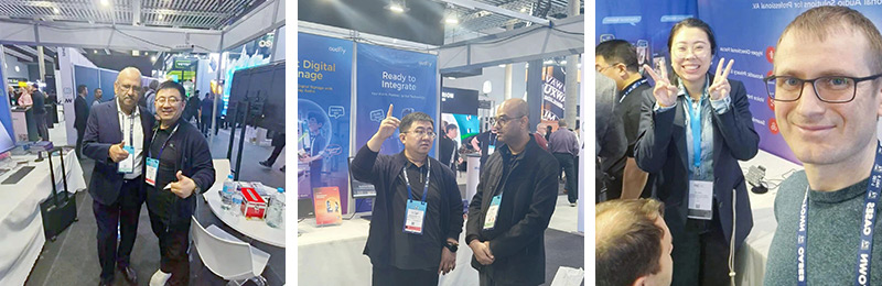 ISE2026展會現場，清聽聲學精彩瞬間！